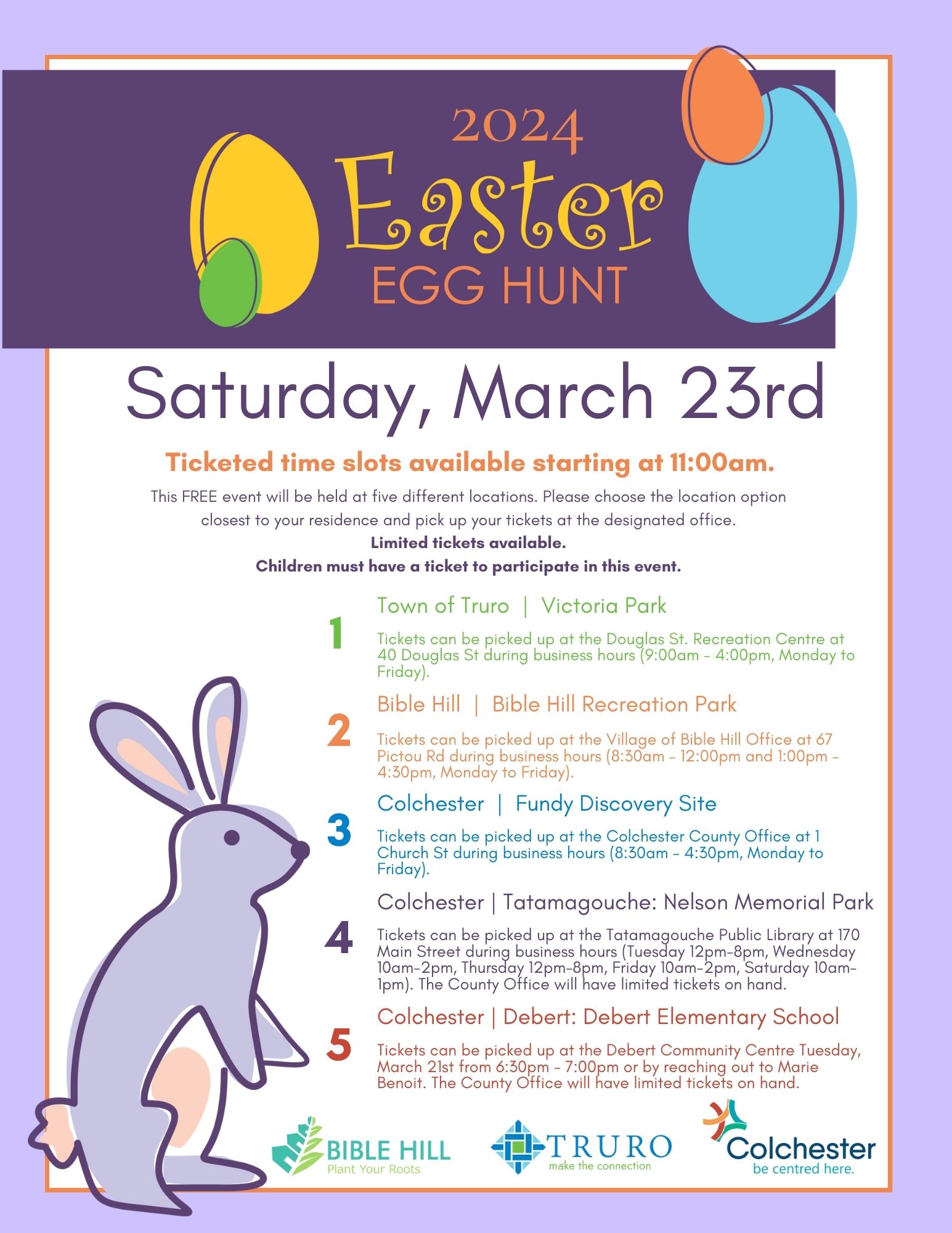 Easter Egg Hunt Poster 2024
