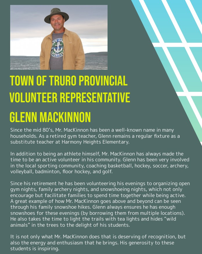 Volunteer Representative 2021 - Glenn MacKinnon